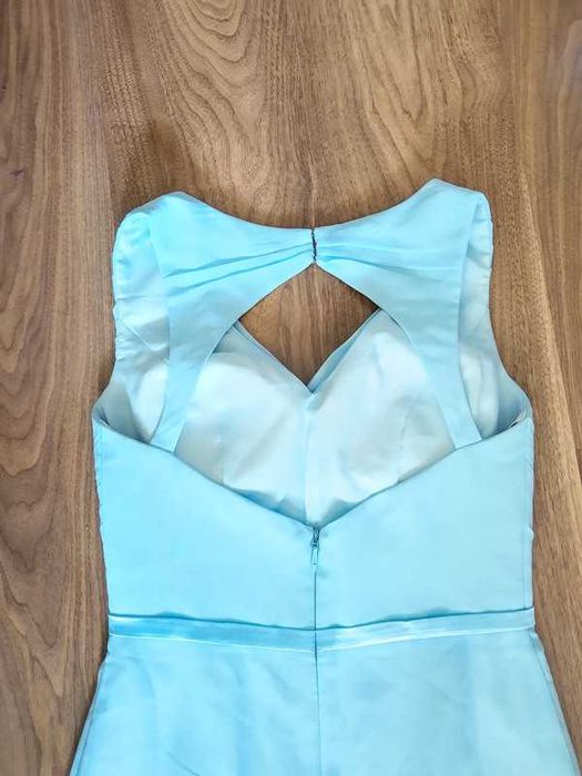 Suknia z rozcięciem na nogę długa wesele studniówka dla świadkowej