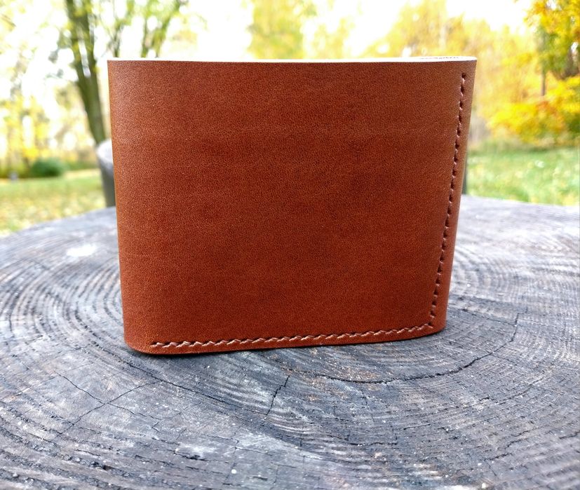 Portfel męski.  Handmade.  Skóry naturalne.