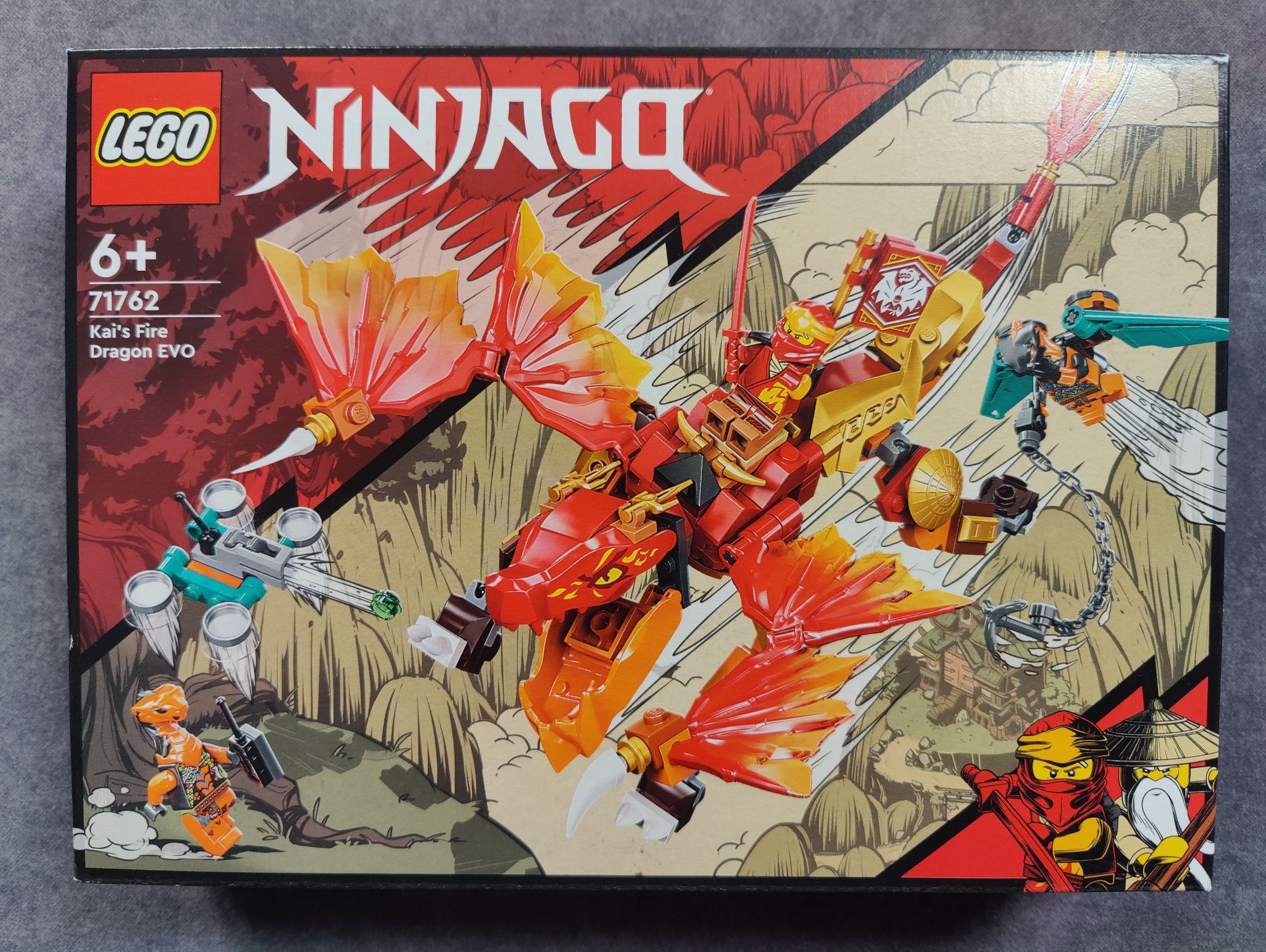 Lego Ninjago 71762 Smok ognia Kaia EVO