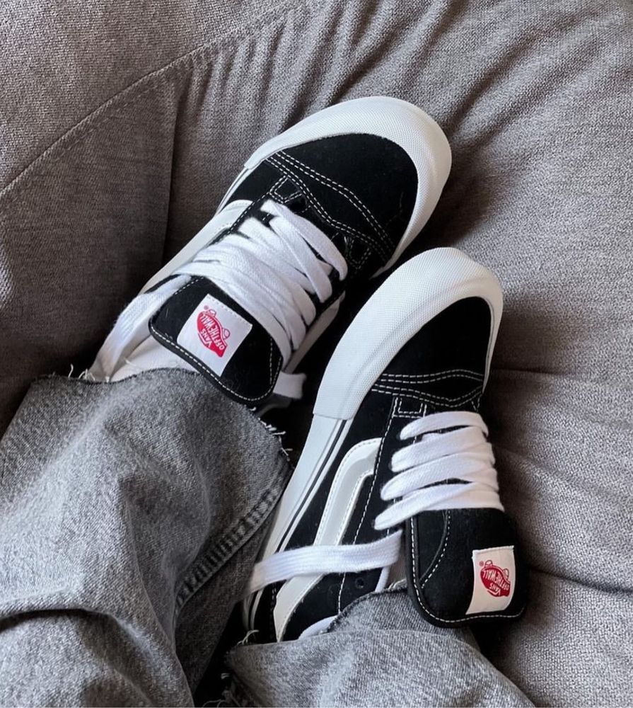Vans KNU skool black, ванси жіночі та чоловічі