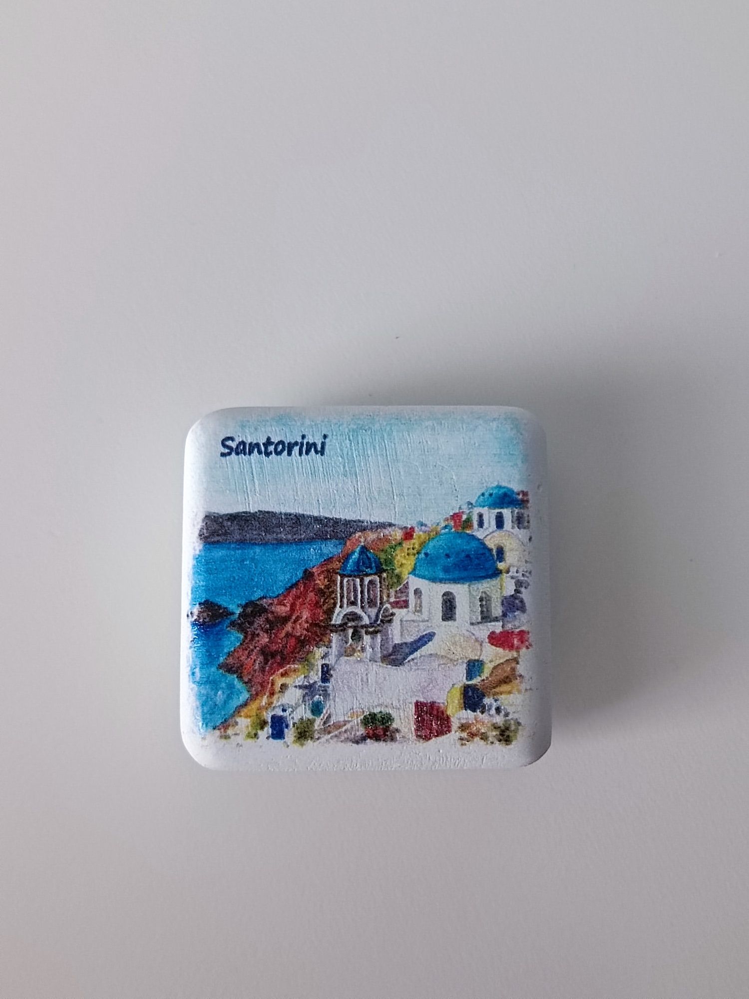 Nowy magnes na lodówkę Santorini Grecja