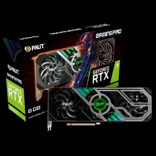 Гарантія! RTX 3070 Ti 8GB Palit GamingPro ігрова відеокарта ТехноБро