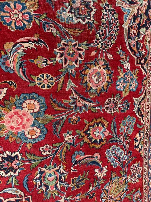 Vintage Dywan Perski R.Tkany Kaszmirowy Iran Keshan 360x260 gal.16 tyś