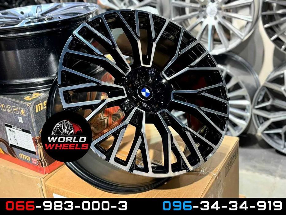 Диски R20 5x120 BMW X5 X6 E70 F15 E71 F16 745 стиль різноширокі
