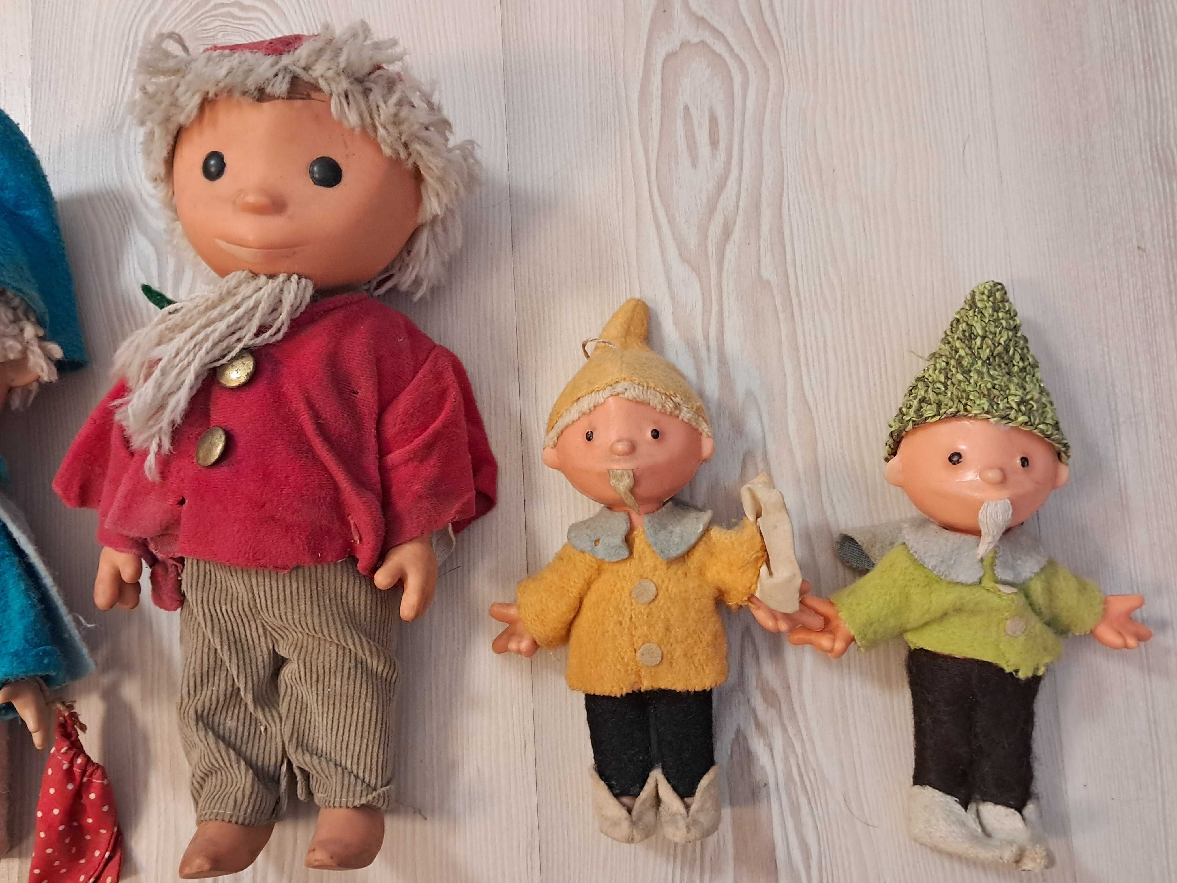 6 starych maskotek Piaskowy Dziadek - Sandmann DDR