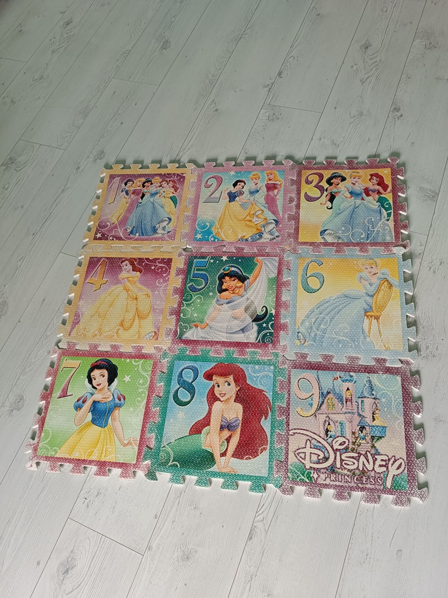 Duże puzzle piankowe Disney księżniczki dywan mata