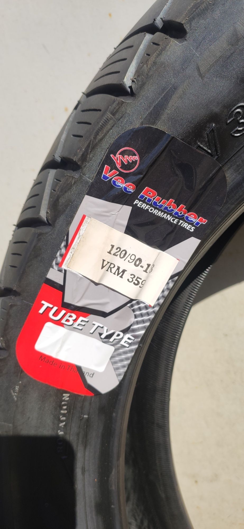 120/90 r18 vee rubber