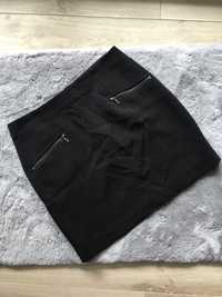 Czarna spódnica z suwakami New Look rozmiar M L