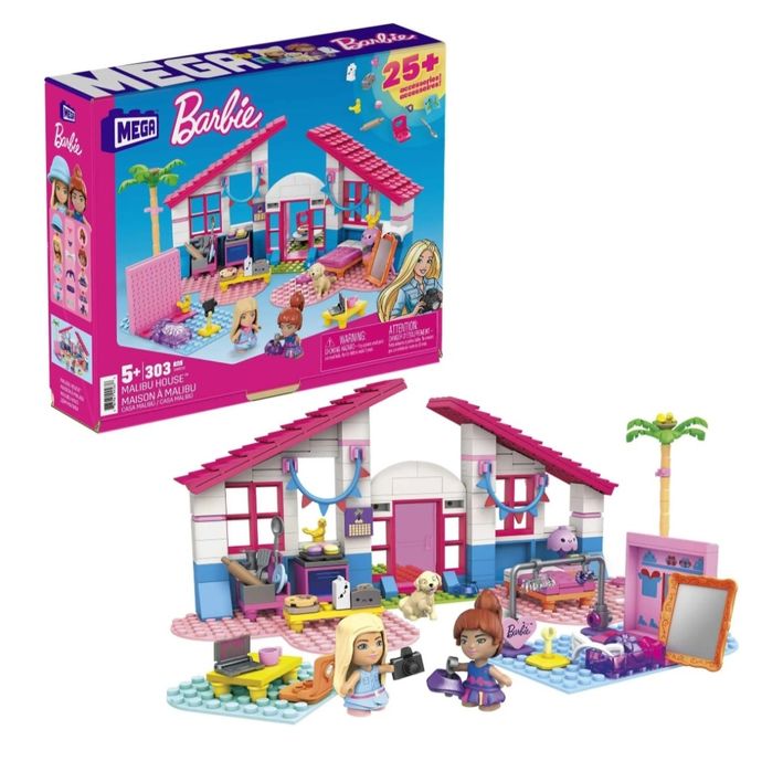 Barbie Malibu klocki zestaw