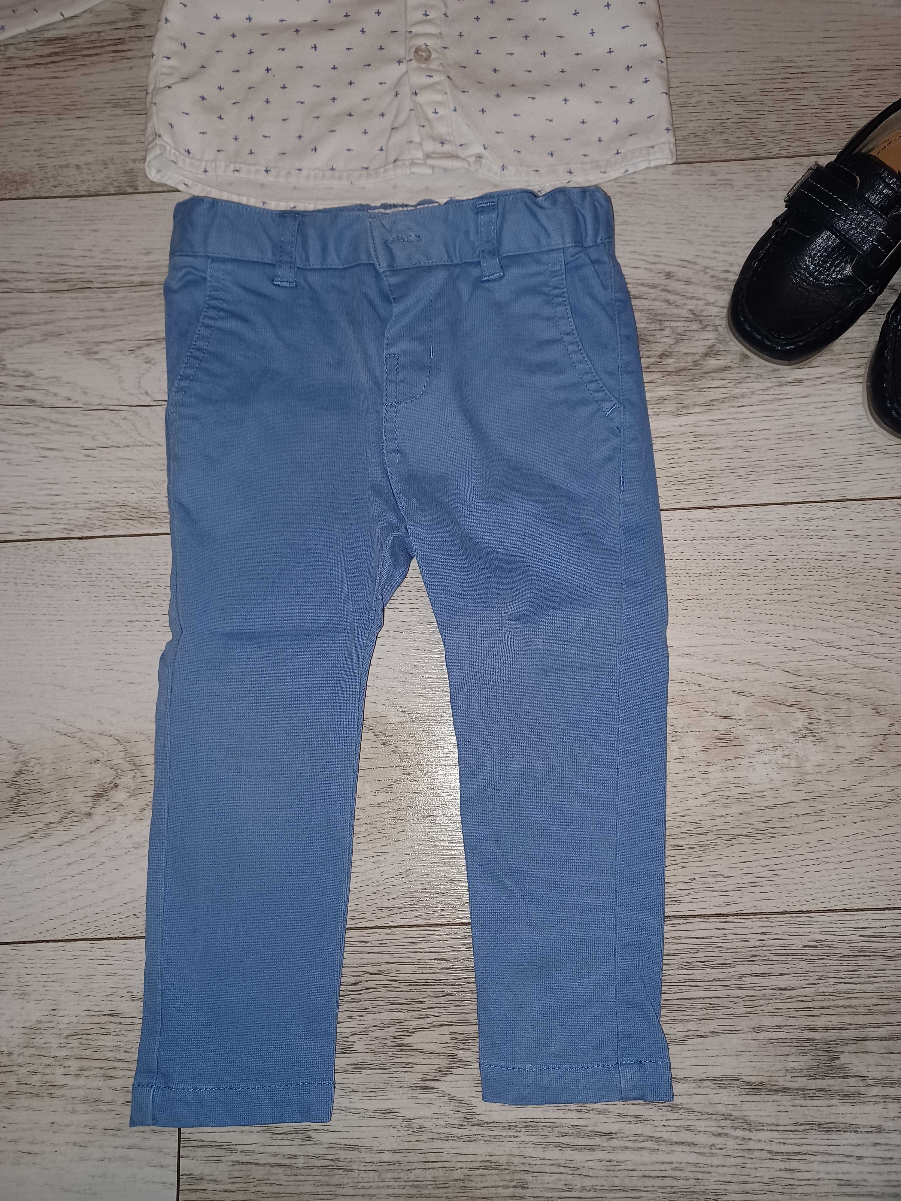 Piękny elegancki zestaw Mayoral 80 cm i mokasyny