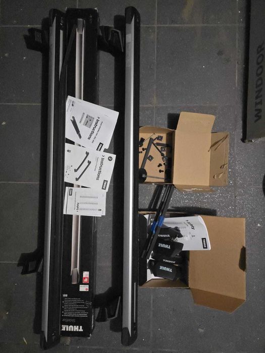 Volvo XC60 Belki Thule Slidebar 891, evo flush rail 710600, KIT 186015
