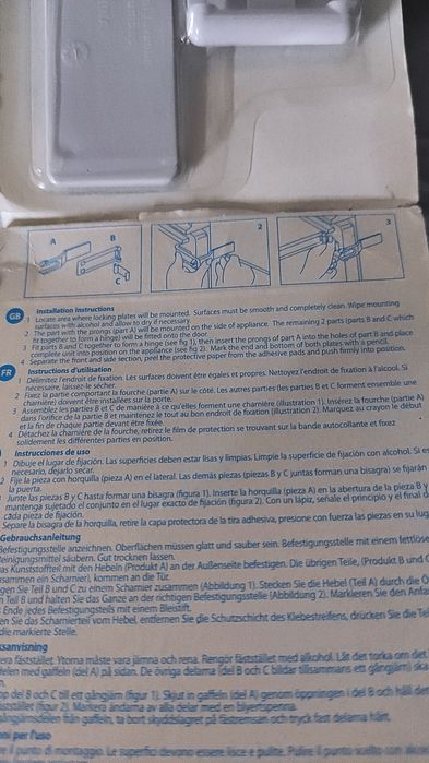 Fecho de segurança para fornos