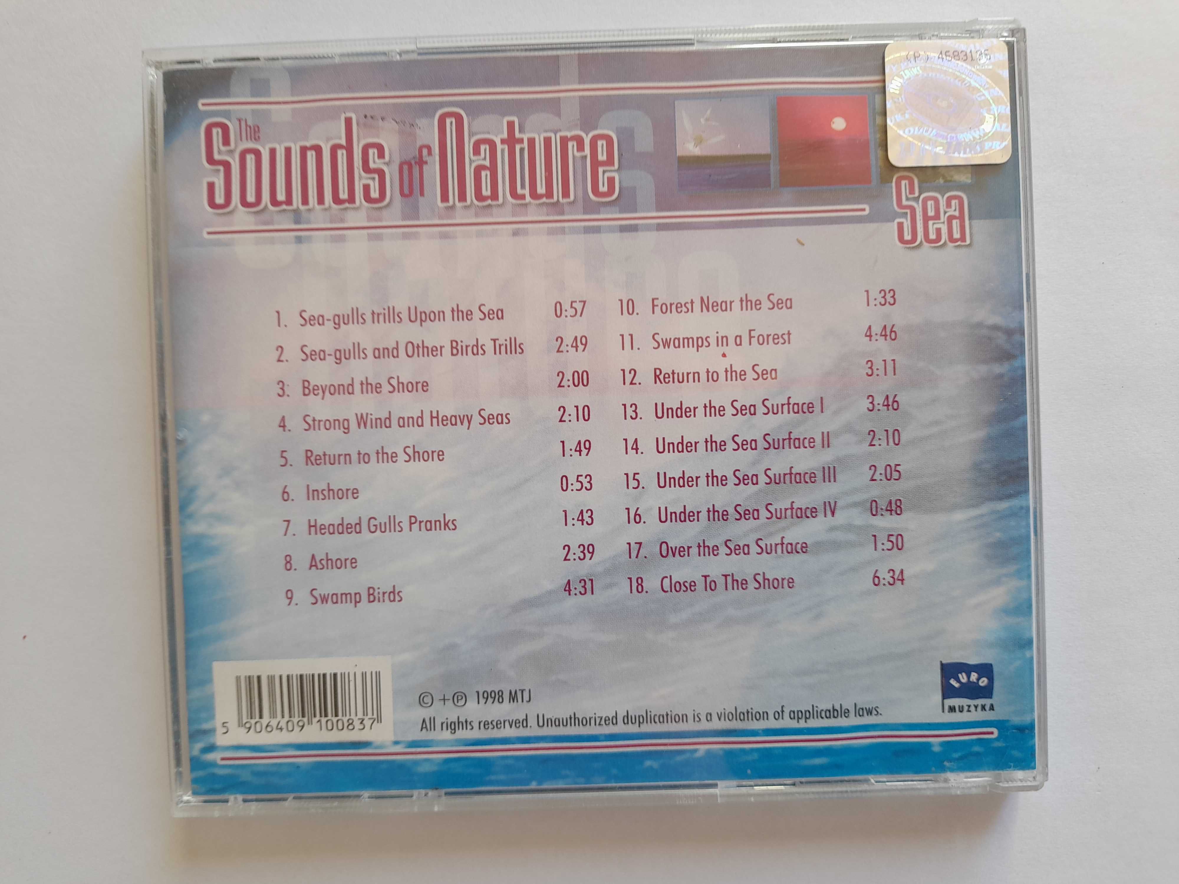 Dźwięki natury MORZE CD