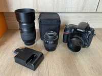 Lustrzanka aparat Nikon d800e z obiektywami jak nowa (14462 kl)