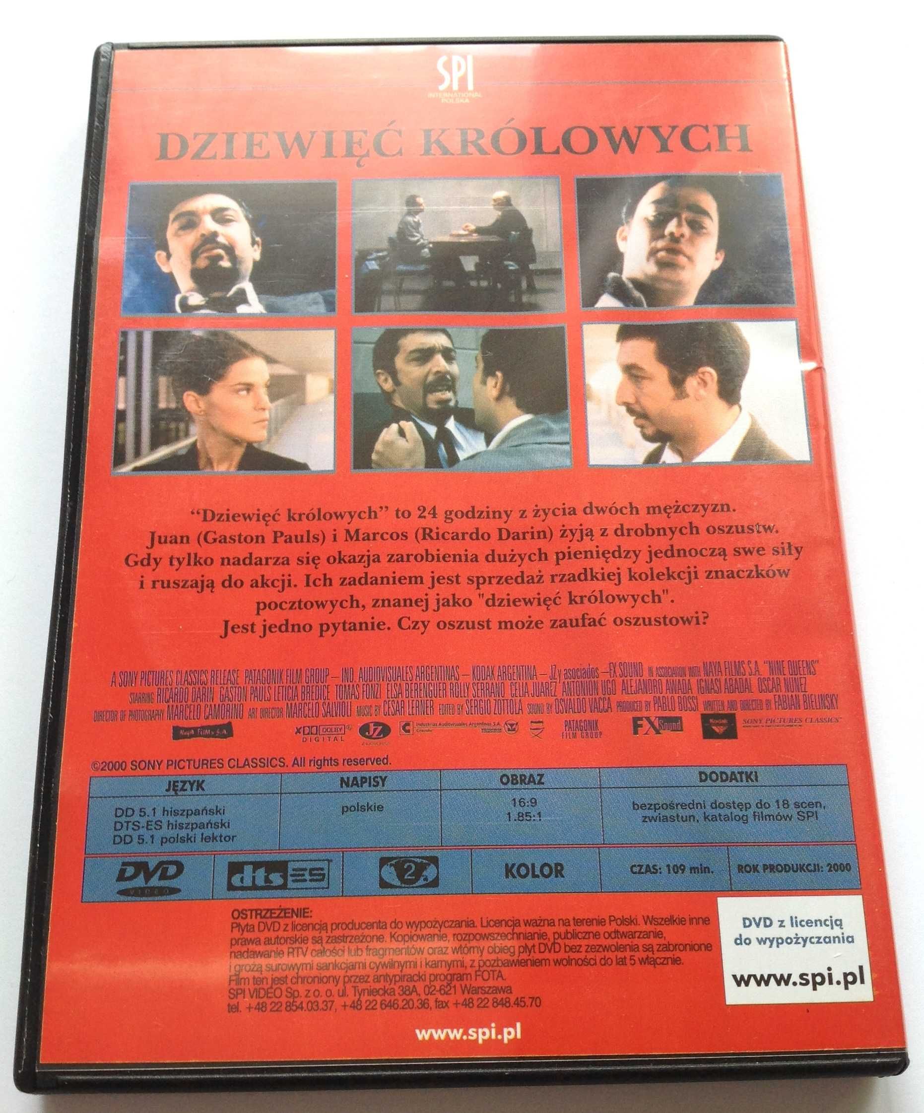 Dziewięć królowych DVD wydanie polskie