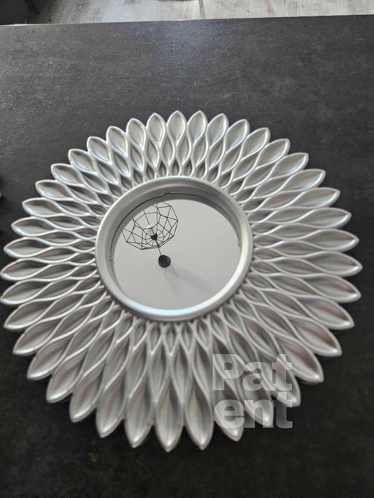 Lustra zestaw 3 luster w srebrnych ramkach do domu na ścianę dekoracja