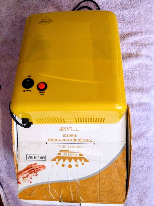 Лампа для манікюра,лампа для гель лаку, ультрафіолетова лампа