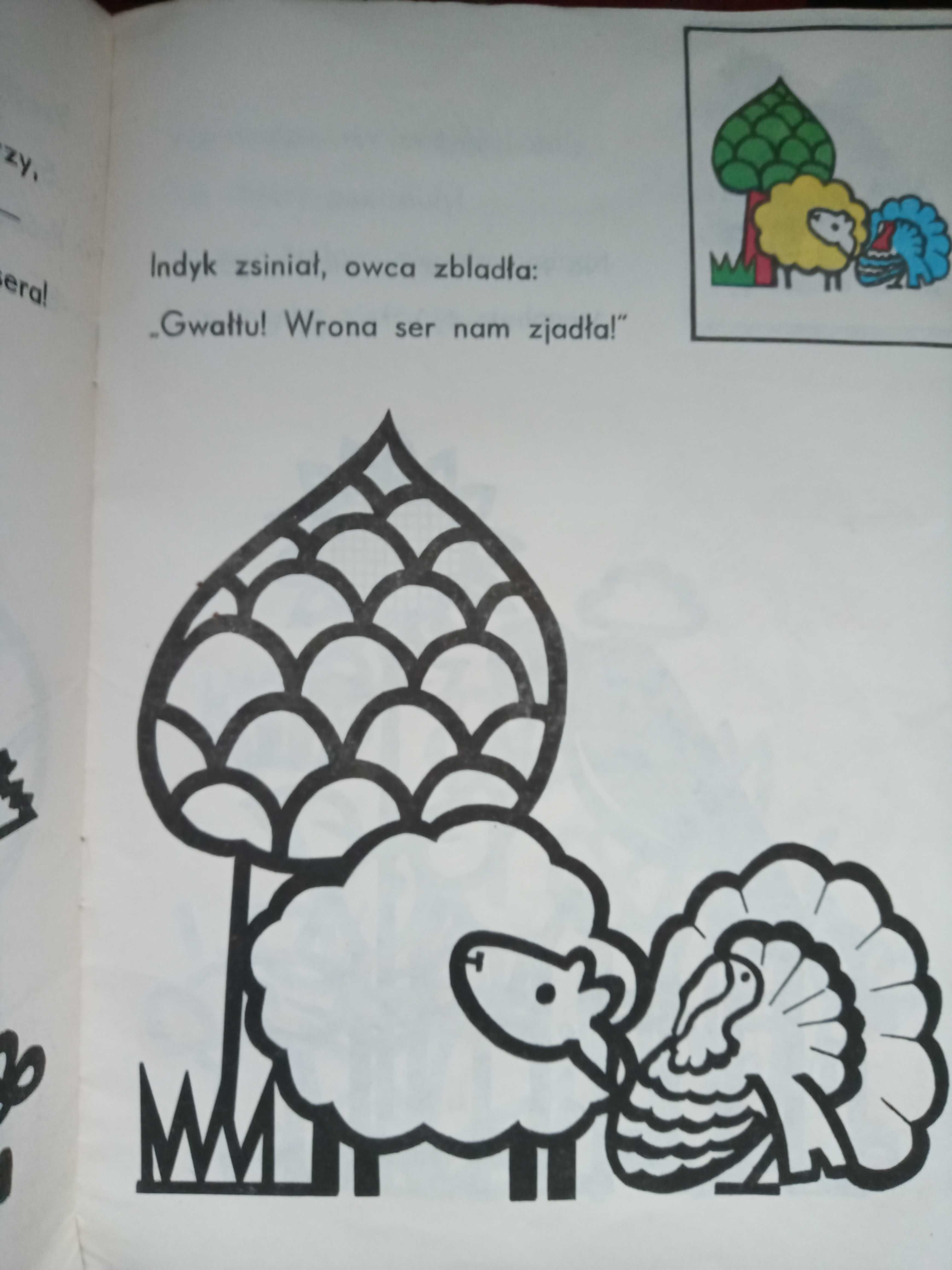 Malowanka dla dzieci, Jan Brzechwa, Wrona i ser, PRL
