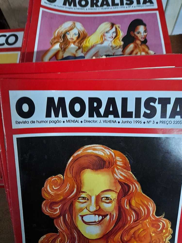 Lote Revistas Humor Cartoon O Moralista de José Vilhena