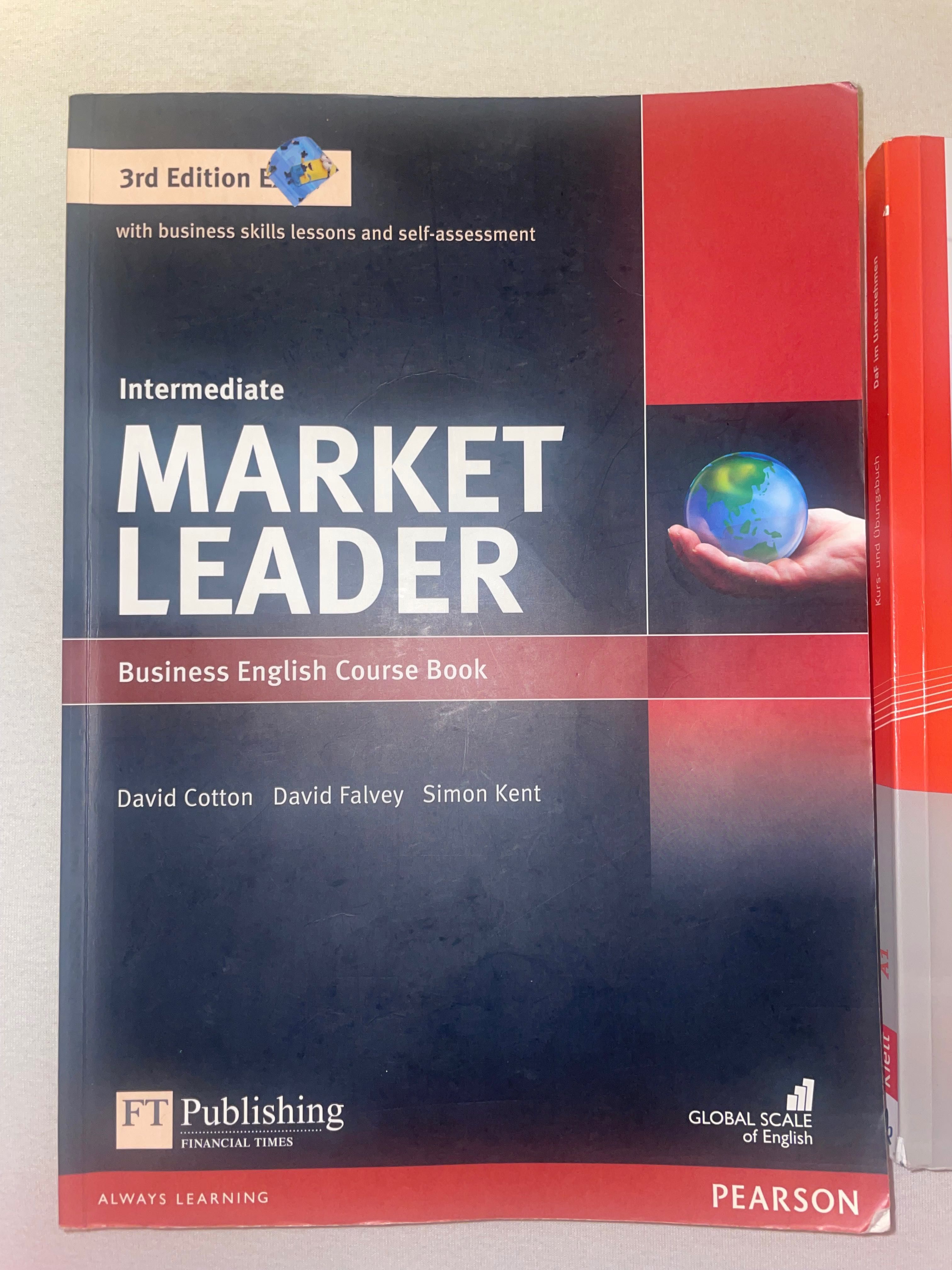 Książka i ćwiczenia market leader intermediate
