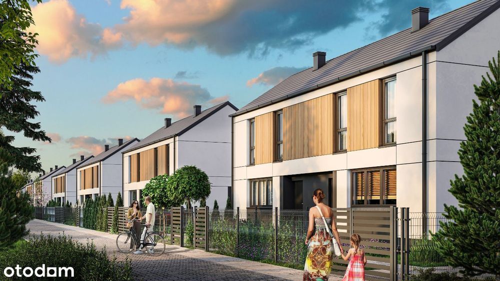 84 m2 OSTATNI DOM! Trzcińska 95, ogród 200 m2, odbiór 2025, 2x parking