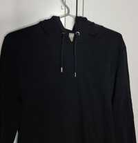 Asos damska bluza basic M czarna z kapturem hoodie