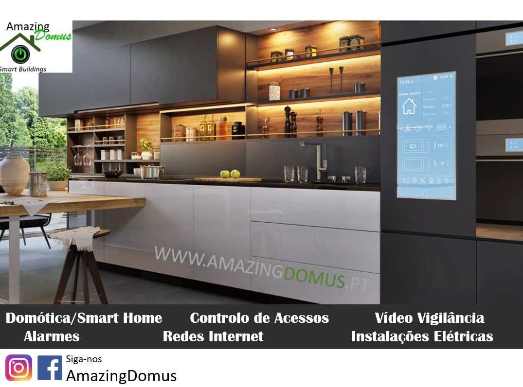 Casas Inteligentes - Smart Home - Domótica - Som Ambiente - CCTV - Ala