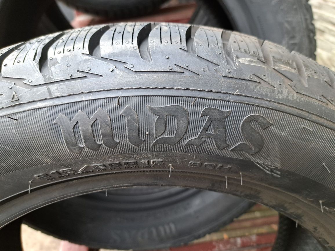 4 Opony NOWE zimowe 215/55 R16 Midas Montaż i wyważanie Gratis!