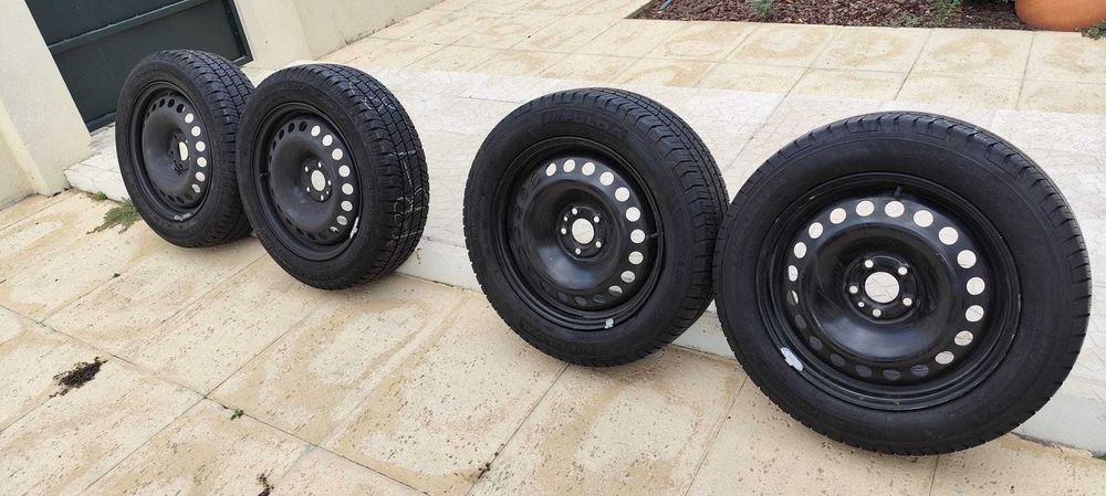 4 Pneus com Jantes 195/60 R16 99/97H