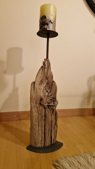 Castiçal feito à mão