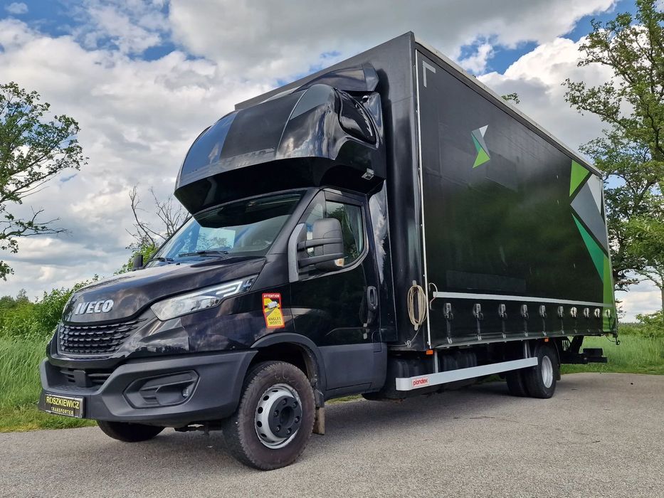 Iveco 70C18, WINDA ,16 EP, SALON PL ,Firanka obustronna + klamry, Bezwypadkowy ,7,2 T , 3.0 ,  Regulacja zawieszenia , klimatronik , city, gotowy do pracy ,led