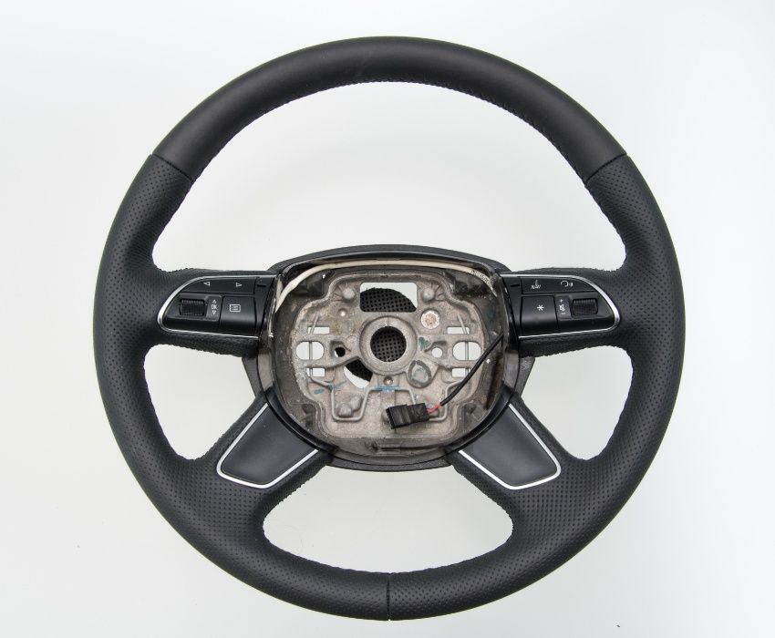 Kierownica Audi A4 B8 lift od 2012-OBSZYTA NOWĄ SKÓRĄ - PFIcarStyling