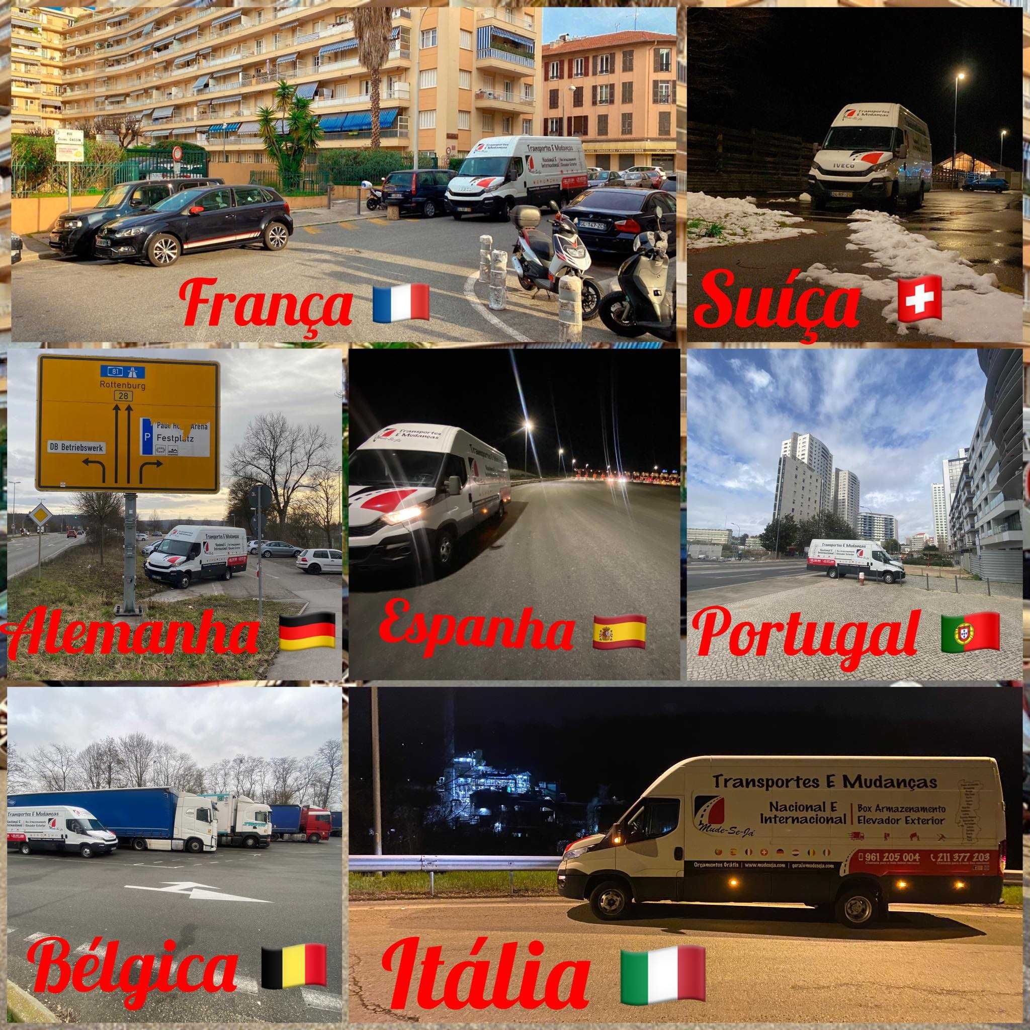 Transportes e Mudanças - Internacionais e Nacionais - Porto - Algarve