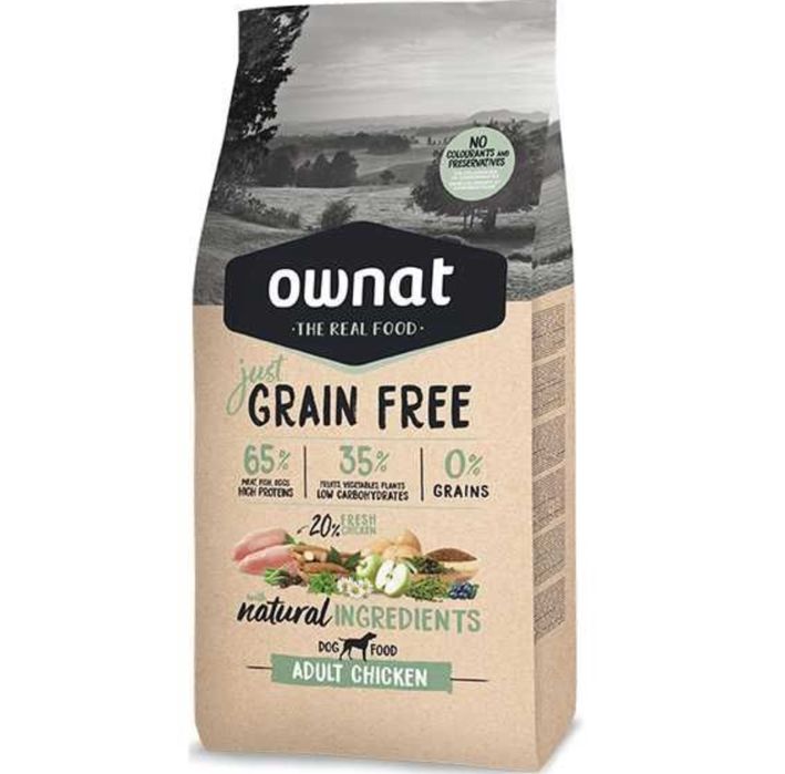 Ownat Just Grain Free 14kg - LOJA!!