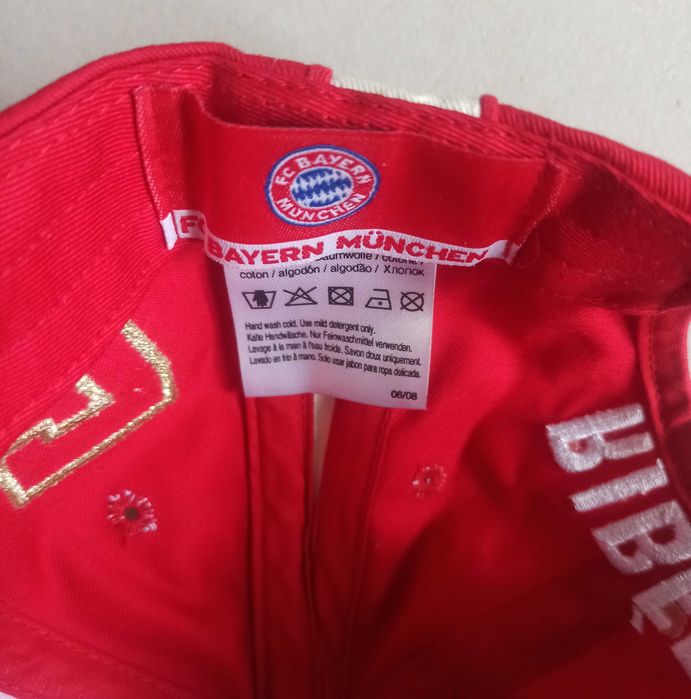 Czapka z daszkiem, kaszkiet Bayern Monachium 07 Ribery