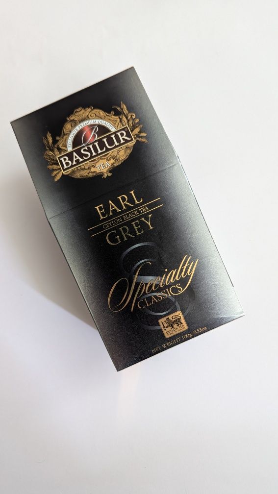 Basilur чорний чай з бергамотом 100 г