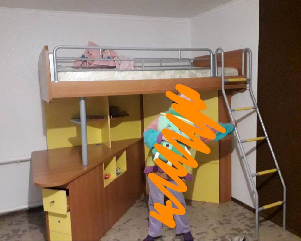 Дитячий спальний куточок/ ліжко-горище/ ліжко+стіл/ дитячі меблі
