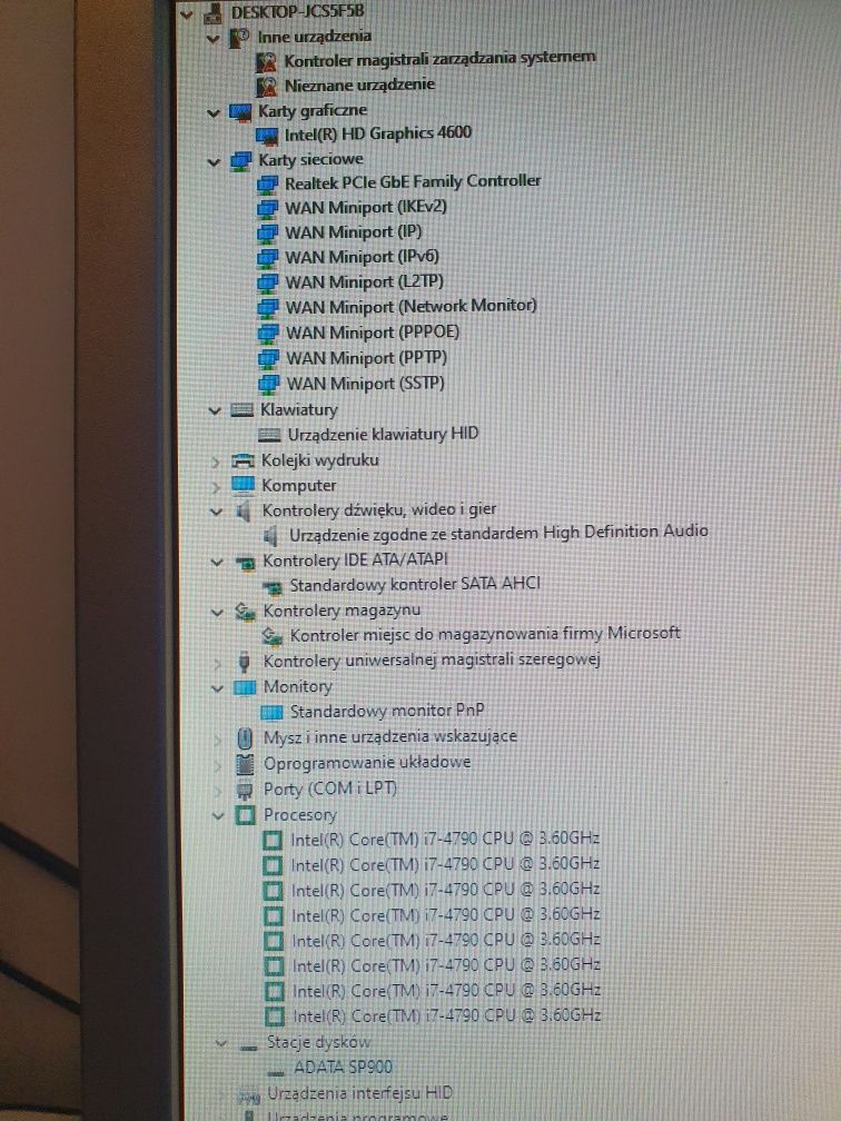 Komputer stacjonarny INTEL i7 zestaw