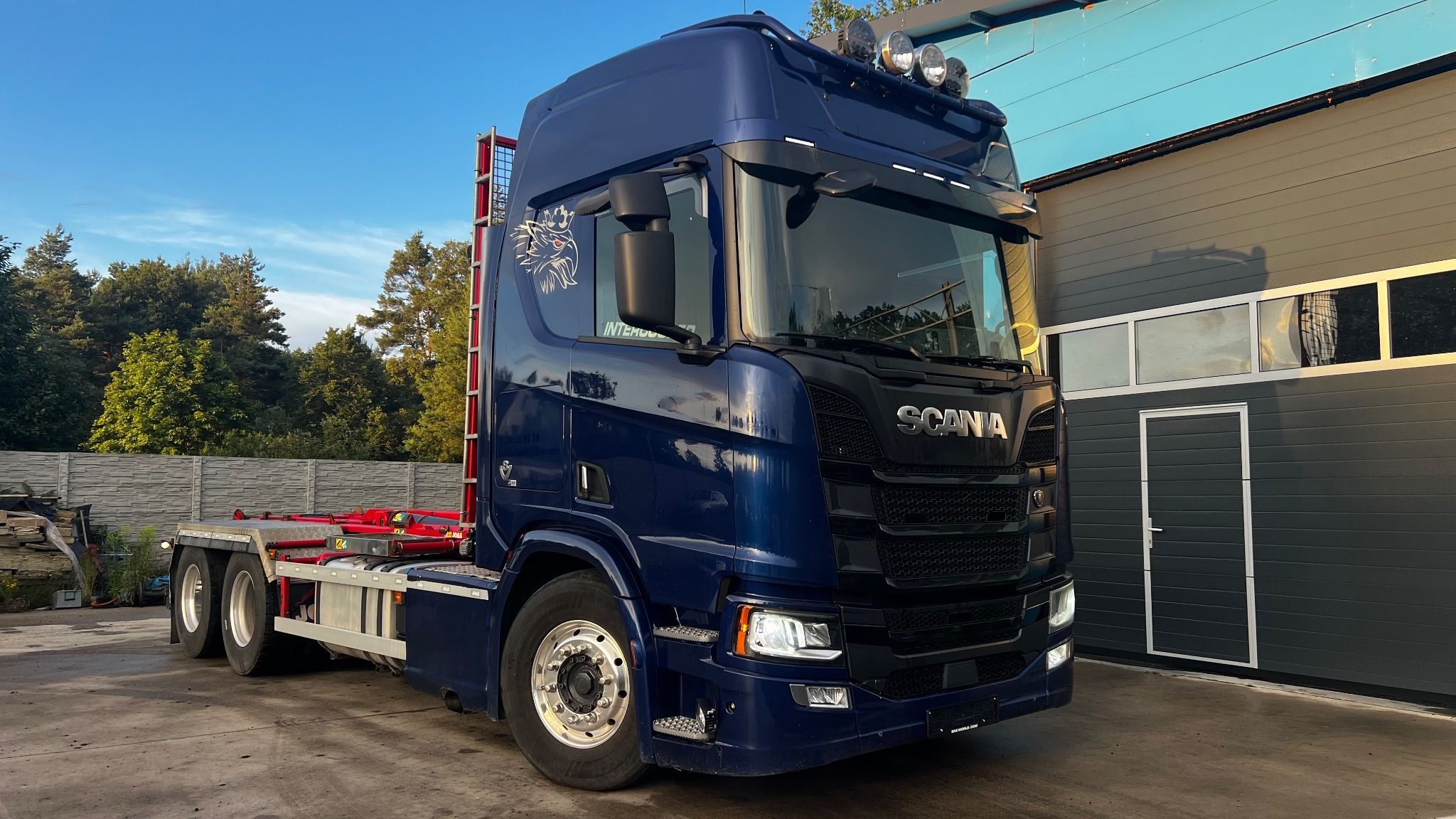 Scania Scania v8 R730 B6 4NA 6x4  Hakowiec  JOAB Scania R730 v8 6x4