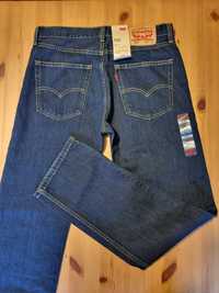 Nowe spodnie Levis 505 W32/L32 jeansy granatowe