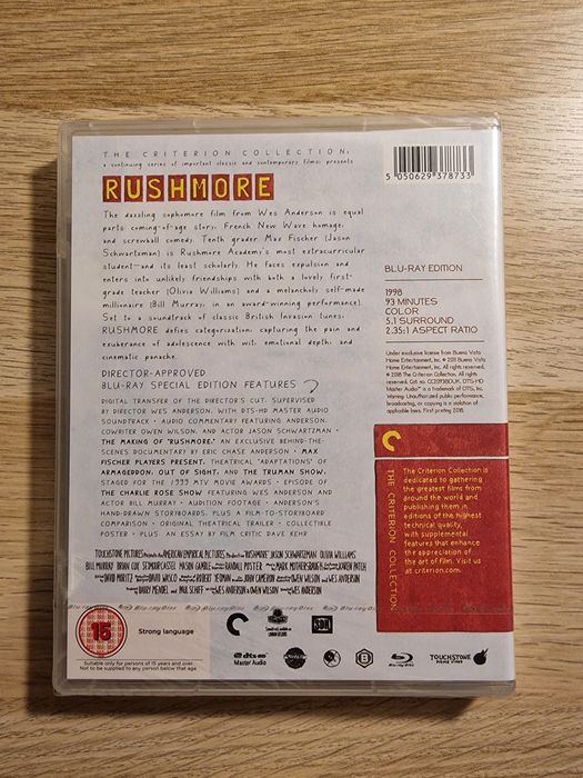 Rushmore (The Criterion Collection) NOVO/SELADO