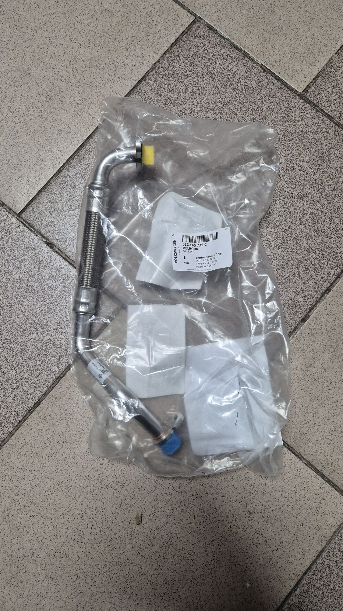 Spływ oleju 1.4 TSI benzyna 03c145735c