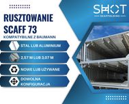 Rusztowanie Baumann na zaczepy podest 2,57m dowolna konfiguracja 87m2