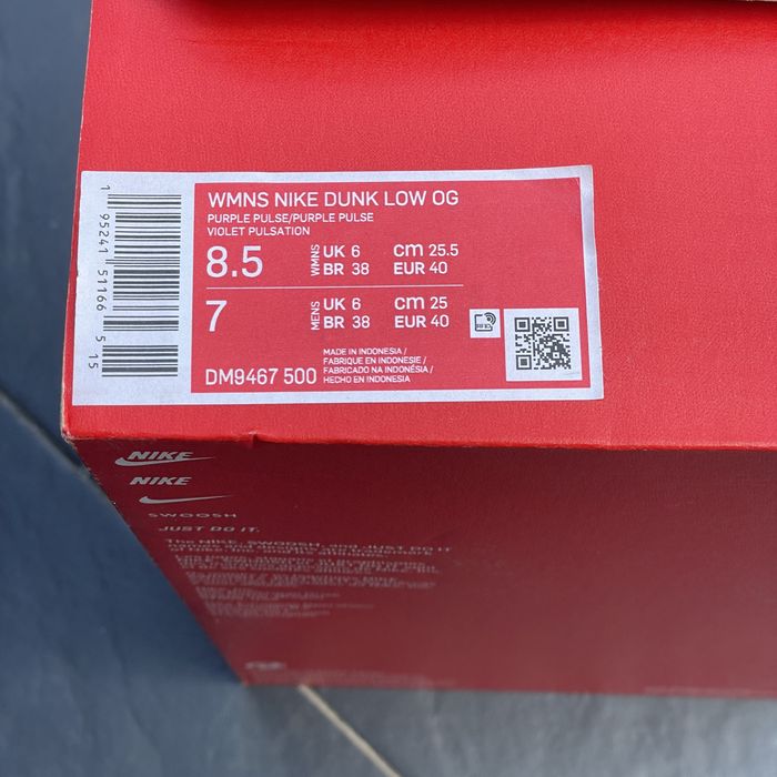 Nike Dunk Low OG Purple Pulse 2021