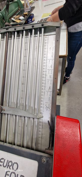 Maquina de picutar e dobrar eurofolding