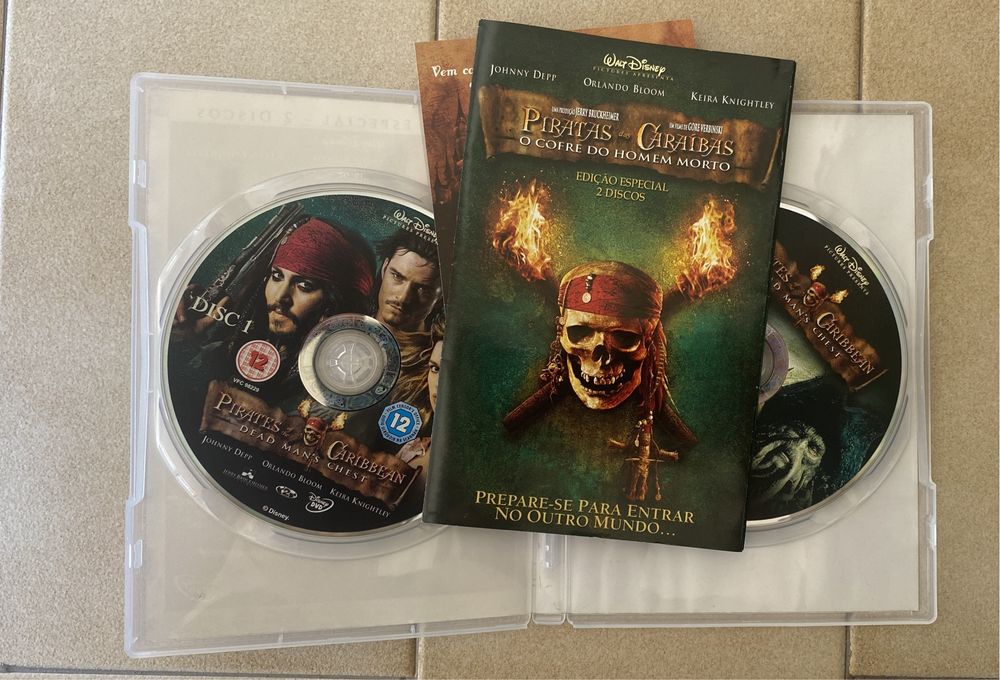 Colecção Piratas das Caraíbas - DVDs