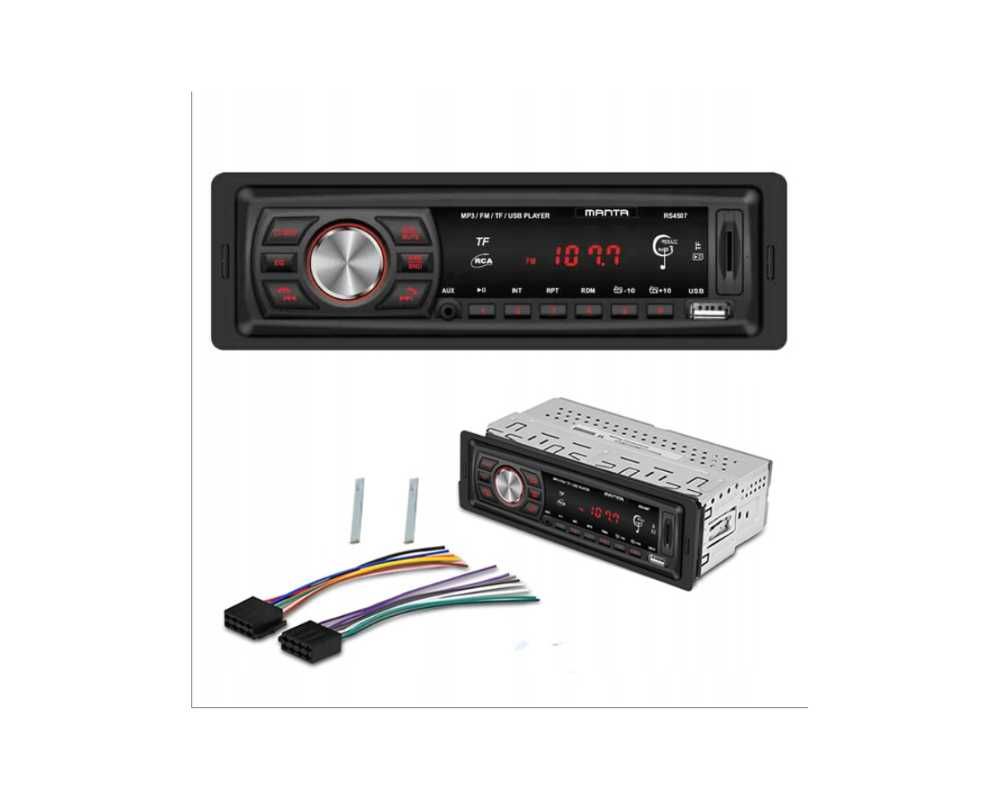 RADIO SAMOCHODOWE Bluetooth 1 Din Mikrofon SD USB AUX Mp3