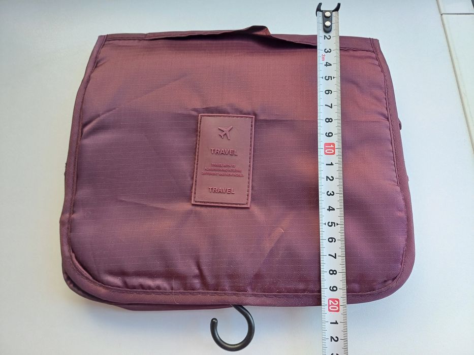Bolsa de higiene de viagem bordeaux - NOVA