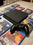 PlayStation4 + comando + jogos