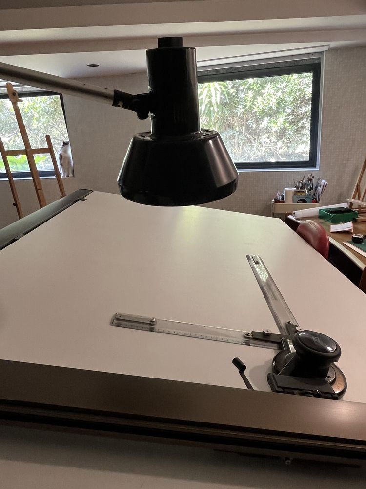 Estirador Hidráulico / mesa de desenho e Arquitecto